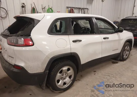 2019 Jeep Cherokee Sport from USA, damaged, VIN 1C4PJLAB8KD132836